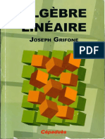 Joseph Grifone-Algèbre Linéaire-Éditions Cépaduès (2011)