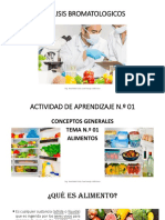 Tema #01 Alimentos