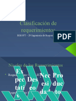 Clasificación de Requerimientos