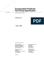 Encapsulated Postscript File Format Specification: Adobe Developer Support