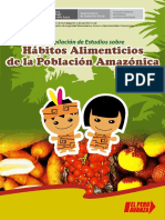 Recopilación de Estudios Sobre Hábitos Alimenticios de La Población Amazónica