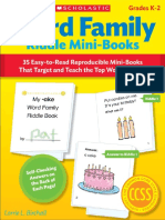 Word Family Riddles Mini-Books