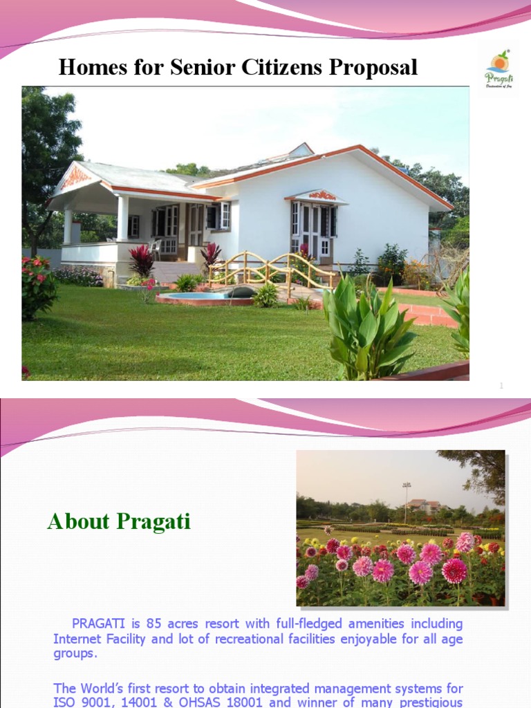 Homes For Senior Citizens Proposal | PDF | Resort