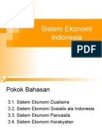 PERTEMUAN 3 - Sistem Ekonomi Indonesia