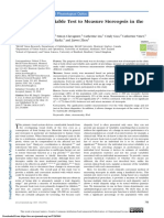 A Robust and Reliable Test To Measure Stereopsis in The Clinic