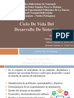 Ciclo de Vida Del Desarrollo de Sistemas