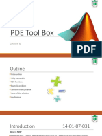 Matlab PDE Tool Box: Group 6