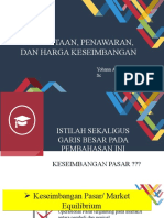 Pertemuan 5. Permintaan, Penawaran, Harga