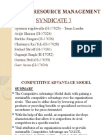 HRM Models - Syndicate 3