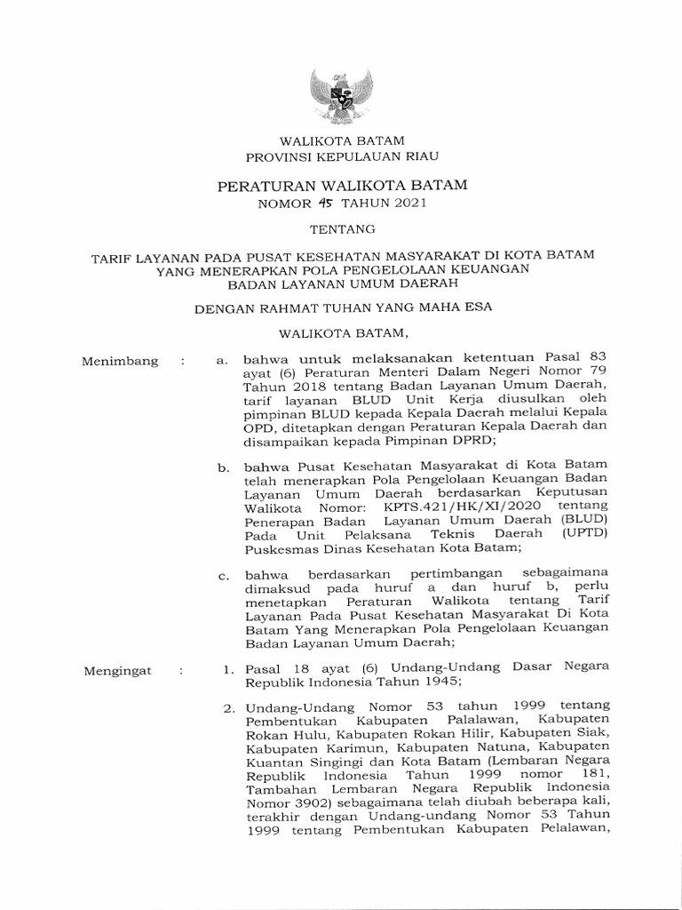 perwako-tarif-ret-pelayanan-kesehatan-pkm-blud-pdf