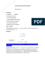 Más Ejercicios de Ecuaciones Diferenciales