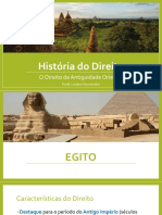 História do Direito Antigo: Egito, Hebreus e Mesopotâmia