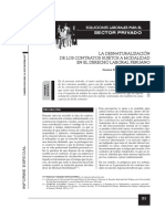 Lectura - Desnaturalización de Contratos Modales