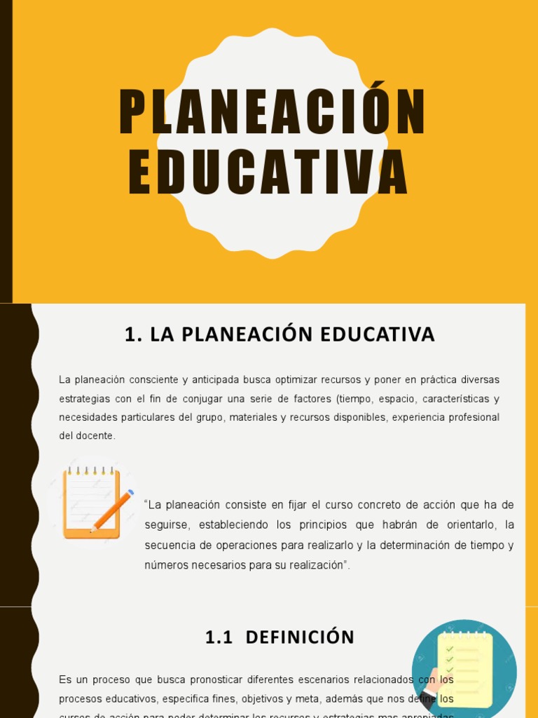 Claves para una Planeación Educativa Efectiva | PDF | Planificación ...