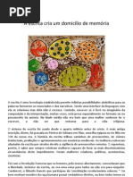 A escrita cria domicílios de memória