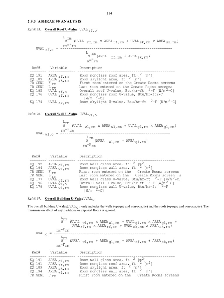 ASHRAE U-Value Calculation Guide | PDF | Heat Transfer | Building