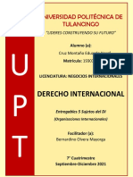 Entregable 5 Sujetos Del DI (Organizaciones Internacionales)