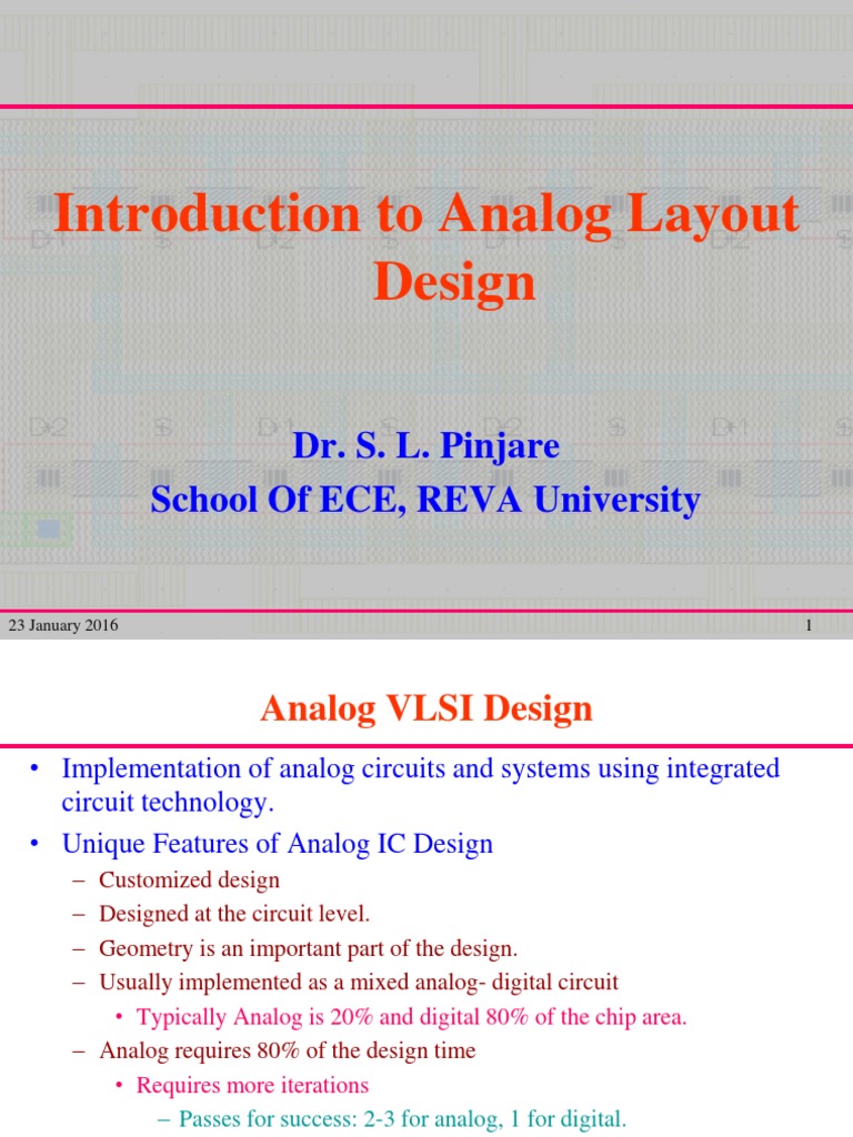 Introduction To Analog Layout Design Slides | PDF | Capacitor | Field ...