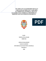 (Old) Trifena Wulandari - 3103017126 - Pengaruh Servant Leadership Dengan Budaya Organisasi Sebagai Mediasi Terhadap Kinerja Tenaga Pendidik Pada Lembaga Pendidikan Kristen Dan Katolik Di Surabaya