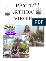 Birthday Virgie: Happy 47