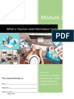 What Is Tourism and Informa5on Technology?: This Module Belongs To