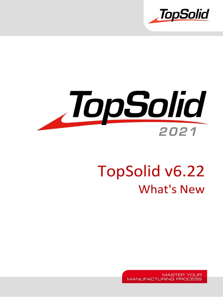 Topsolidwn2021v622us PDF | PDF | Machining | Software
