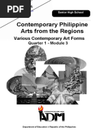 Contemporary Philippine Arts From The Regions: Various Contemporary Art Forms