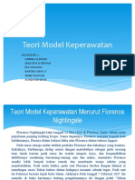 Teori Model Keperawatan PPT KELOMPOK 7 KDK