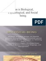 Man Is Biological, Psychological, and Social