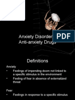 PSYC 179 Lecture 15 - Anxiety Disorders - Anti Anxiety Drugs