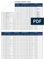 Listado de mineros formalizados Arequipa