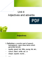 Unit.3 - Adjectives and Adverbs