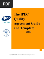 The Ipec Quality Agreement Guide and Template