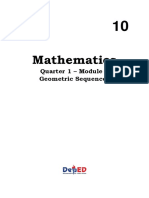 Math 10 - q1 - WK 3 - Module 3 - Geometric Sequences