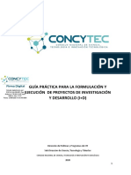 R.P. 097-2020-CONCYTEC-P (Anexo - Guía práctica para la formulación y ejecución de proyectos de investigacion 26-08-2020[R] (1)