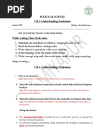 Instructions and Notes For The Lesson - Understanding Secularism