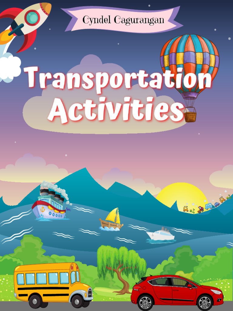Transportation Activities PDF Transport Train