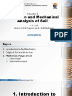 Chapter 1 Soil Origin and Mech Analysis