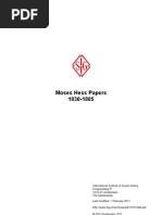 Moses Hess Papers, 1830-1885