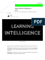 My Self-Created Artificial Intelligence Masters Degree