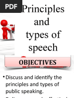 Principles and Types of Speech