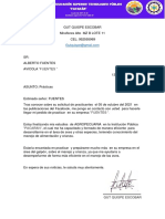 Carta de Presentación