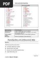 Physics Worksheet Unit 1