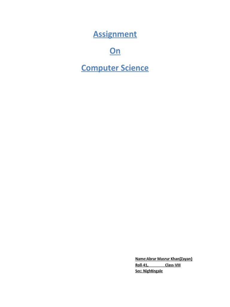 Computer Science Assignment Trace Table | PDF | Teaching Methods ...