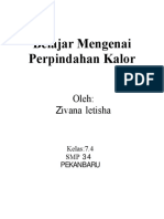 PERPINDAHAN KALOR (Zivana Letisha - KELAS 7.4)