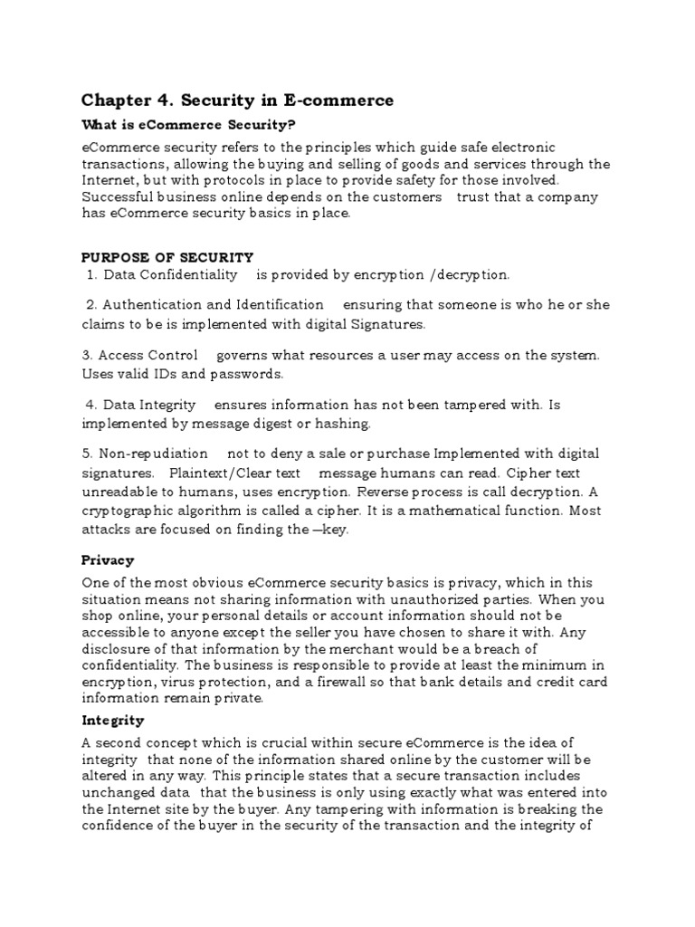 Chapter 4. Security in What Is Security? PDF