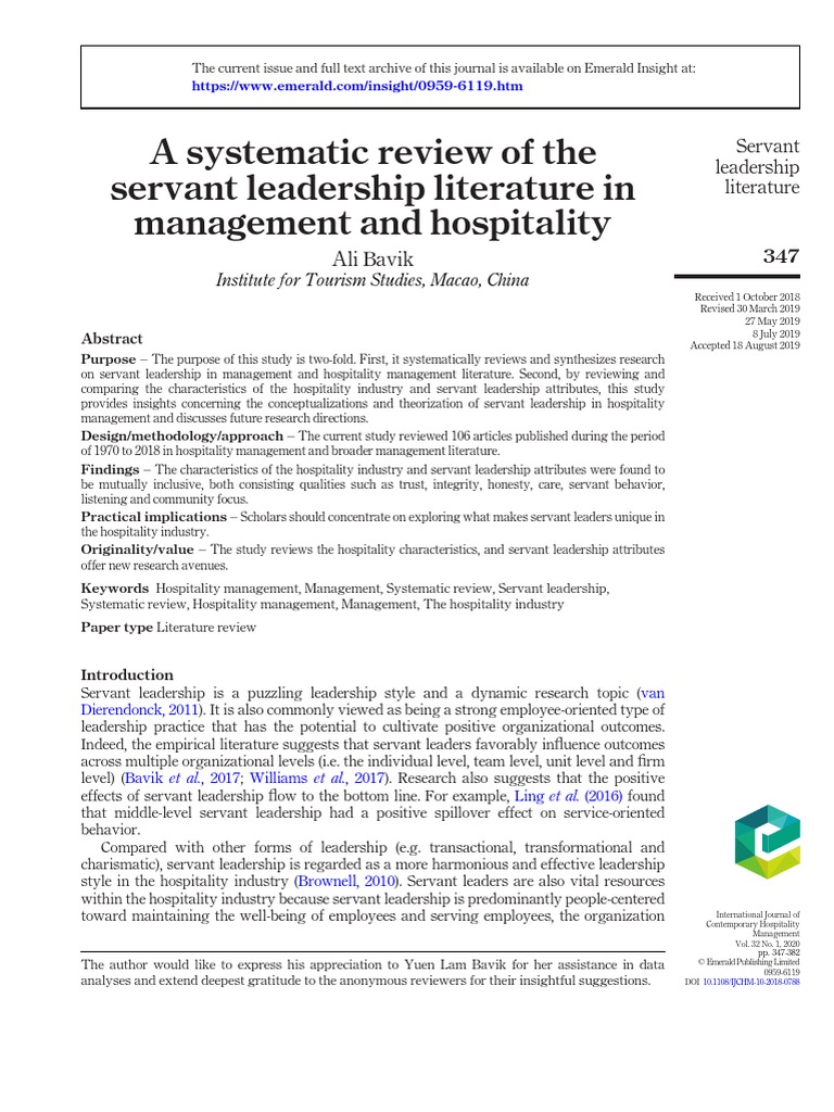 a-systematic-review-of-the-servant-leadership-literature-in-management