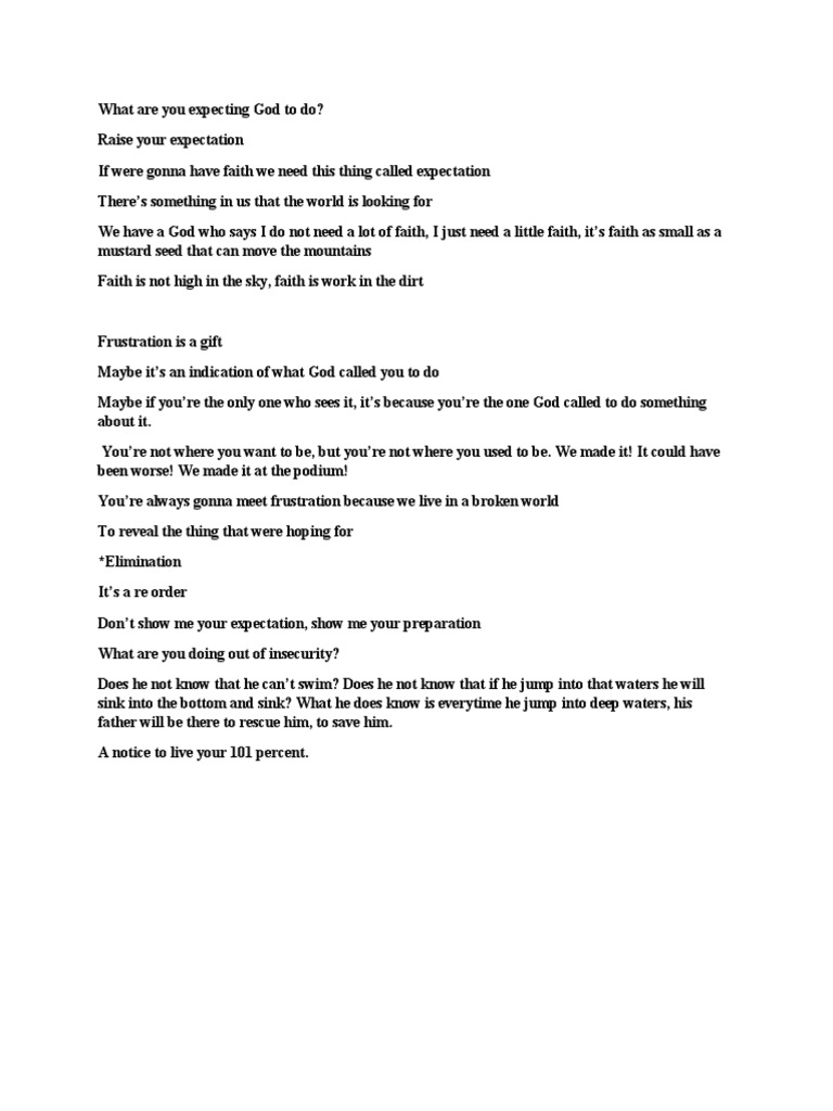 The Frustration of Expectation | PDF | Self-Improvement