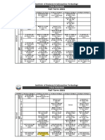 Timetable Fall 2021