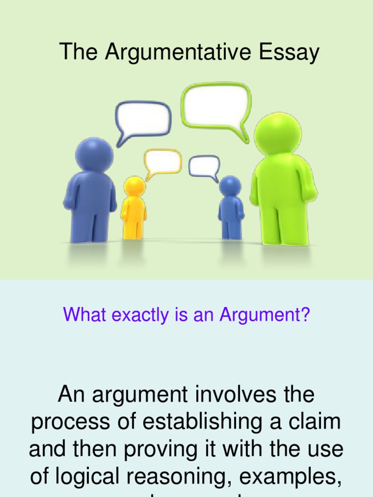 Argumentative-Essay Powerpoint | PDF | Essays | Argument